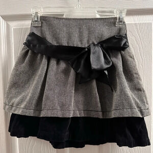 Cherokee wool blend skirt with bow for girls size small